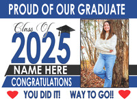 Grad sign example - reach out for 2026 signs
