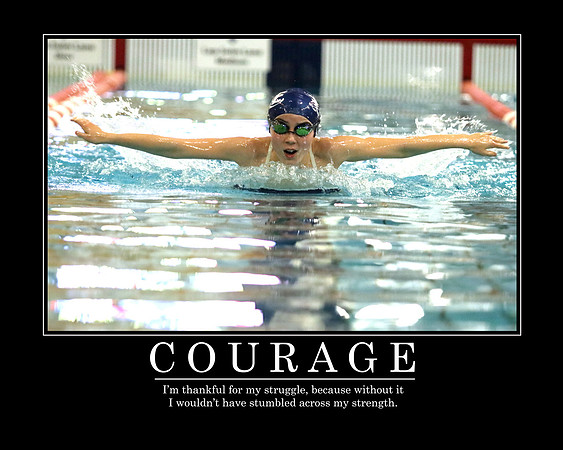 Courage-Horizontal swim