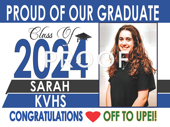29. Sarah KVHS